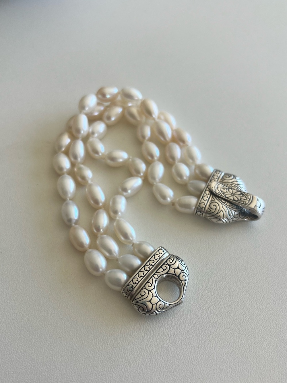 JEDO Knotted Pearl Bracelet Made in Bali